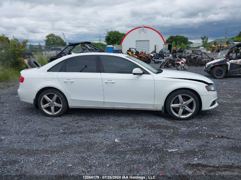 2012 Audi A4 VIN: WAUKFCFL4CN004910 Lot: 12054179
