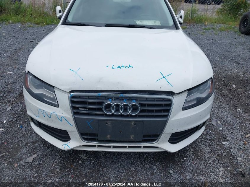 2012 Audi A4 VIN: WAUKFCFL4CN004910 Lot: 12054179