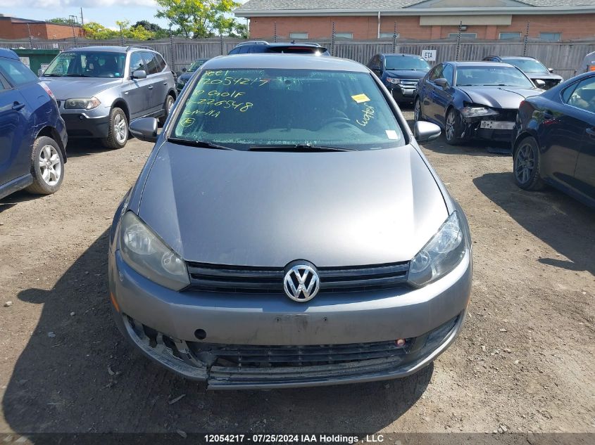 2010 Volkswagen Golf VIN: WVWDA7AJ7AW226548 Lot: 12054217