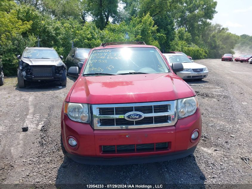 2012 Ford Escape Xlt VIN: 1FMCU9DG7CKA79555 Lot: 12054233