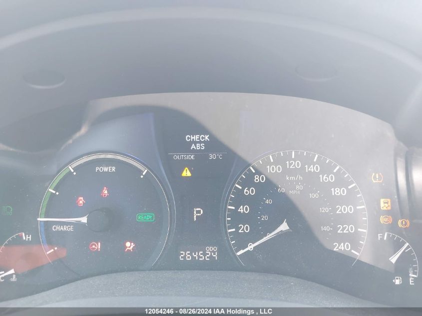 2011 Lexus Rx 450H VIN: JTJBC1BA4B2418223 Lot: 12054246