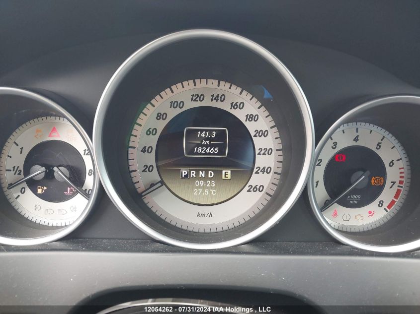 2012 Mercedes-Benz C-Class VIN: WDDGF8FBXCF909634 Lot: 12054262