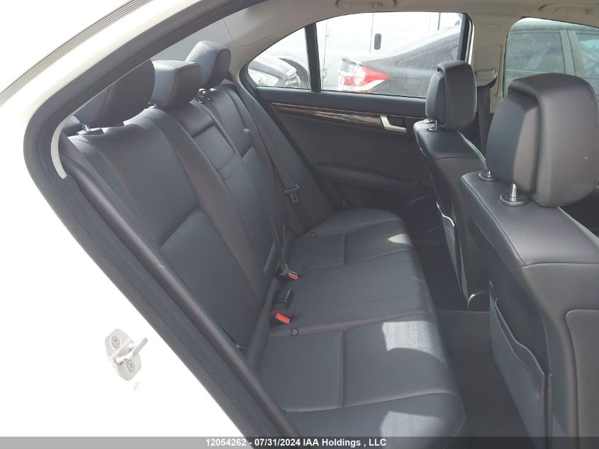 2012 Mercedes-Benz C-Class VIN: WDDGF8FBXCF909634 Lot: 12054262