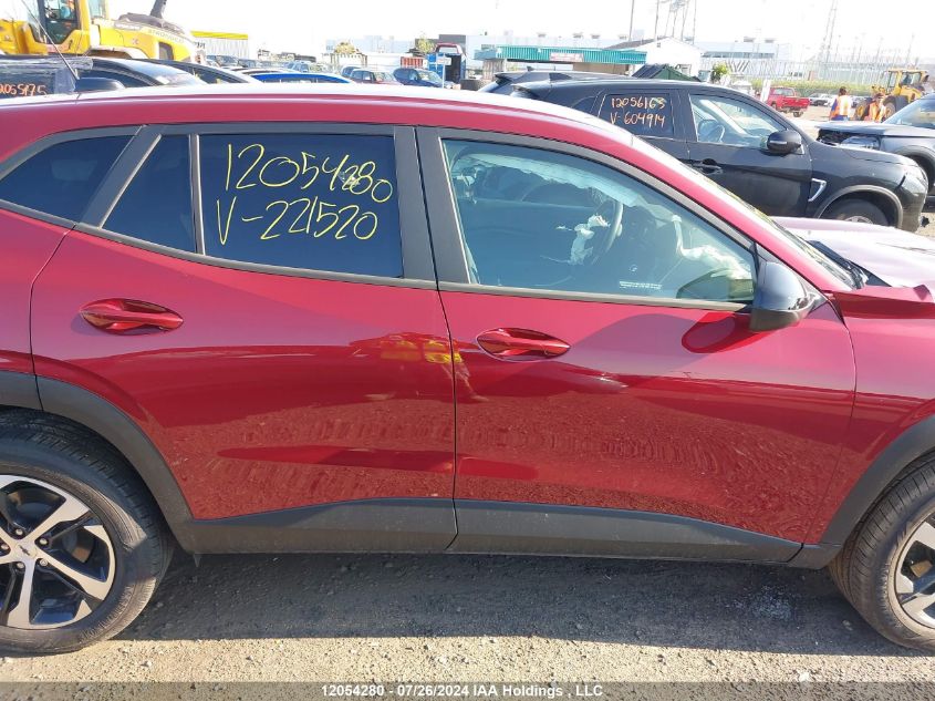 2024 Chevrolet Trax VIN: KL77LGE29RC221520 Lot: 12054280