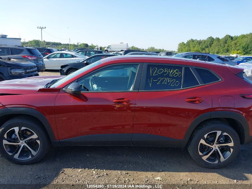 2024 Chevrolet Trax VIN: KL77LGE29RC221520 Lot: 12054280