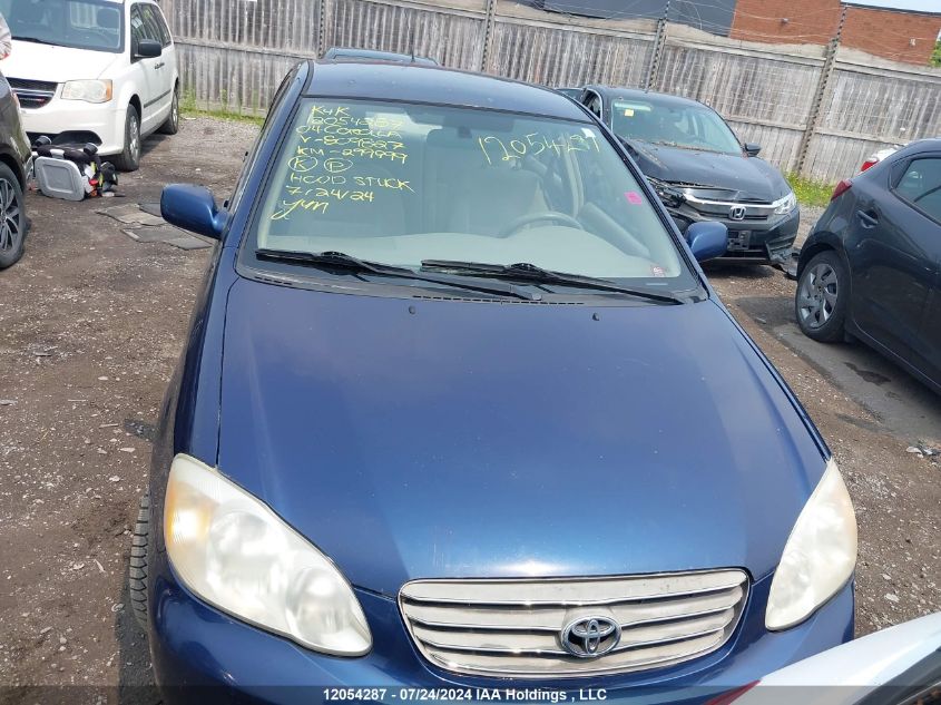 2004 Toyota Corolla Le VIN: 2T1BR32E24C809827 Lot: 12054287