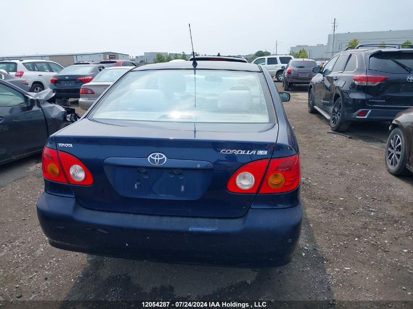 2004 Toyota Corolla Le VIN: 2T1BR32E24C809827 Lot: 12054287