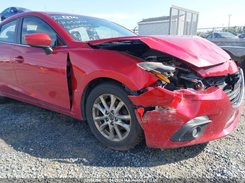 2014 Mazda 3 Touring VIN: JM1BM1V7XE1153785 Lot: 12054294