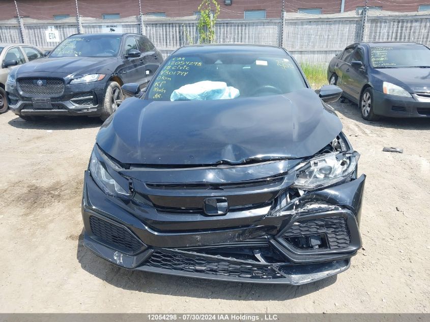2018 Honda Civic Lx VIN: SHHFK7H3XJU301744 Lot: 12054298