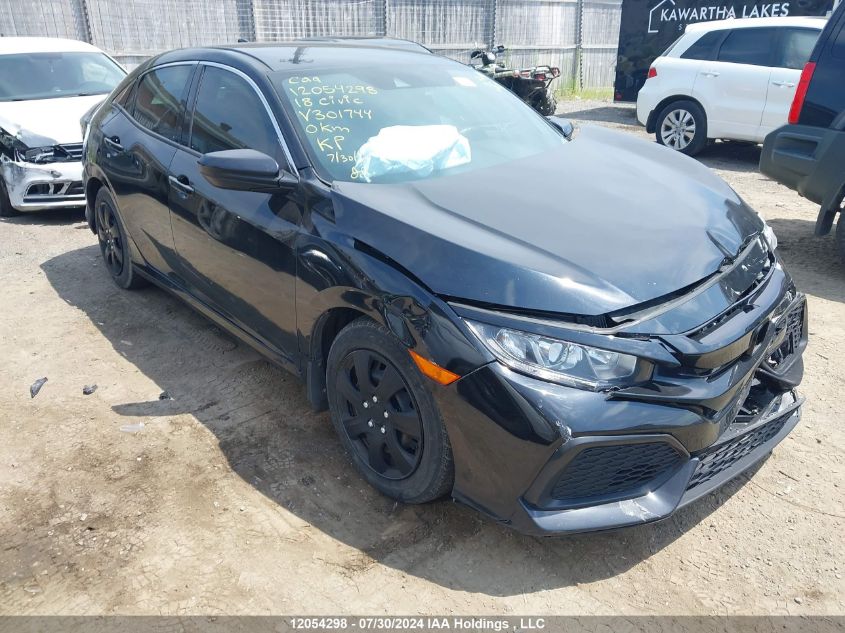 2018 Honda Civic Lx VIN: SHHFK7H3XJU301744 Lot: 12054298