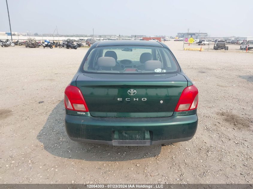 2000 Toyota Echo VIN: JTDBT1235Y0087256 Lot: 12054303