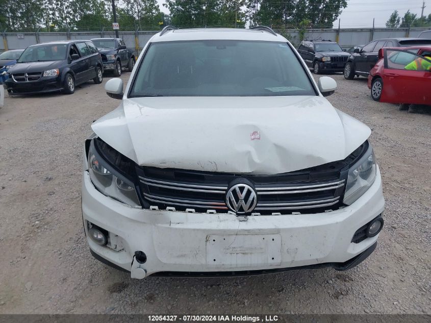 2016 Volkswagen Tiguan VIN: WVGJV7AX2GW509181 Lot: 12054327