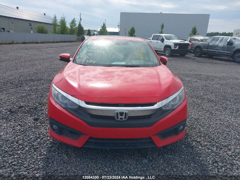 2018 Honda Civic Ex VIN: 2HGFC1F48JH105952 Lot: 12054330