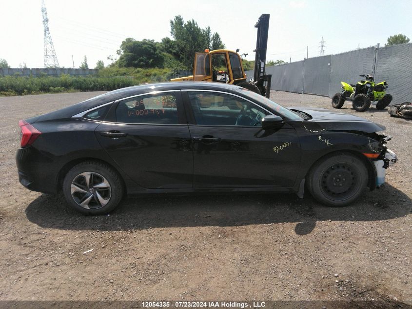 2019 Honda Civic Sedan VIN: 2HGFC2F57KH002957 Lot: 12054335