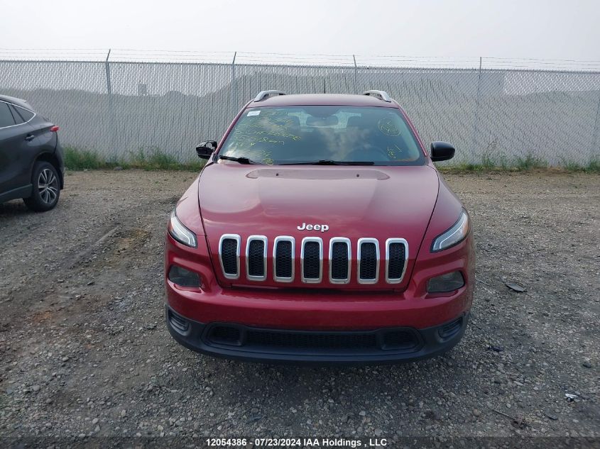 2015 Jeep Cherokee Sport VIN: 1C4PJMAB1FW662193 Lot: 12054386