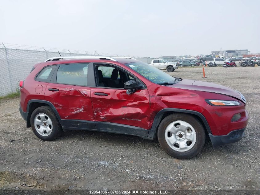 2015 Jeep Cherokee Sport VIN: 1C4PJMAB1FW662193 Lot: 12054386