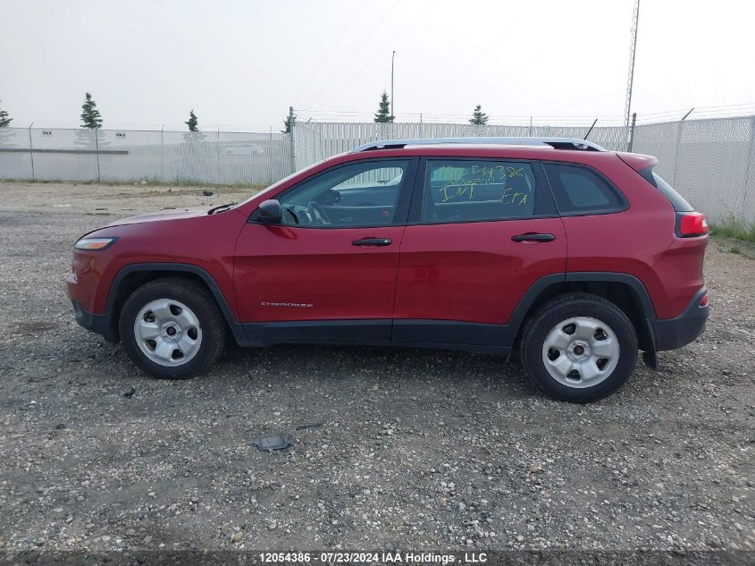 2015 Jeep Cherokee Sport VIN: 1C4PJMAB1FW662193 Lot: 12054386