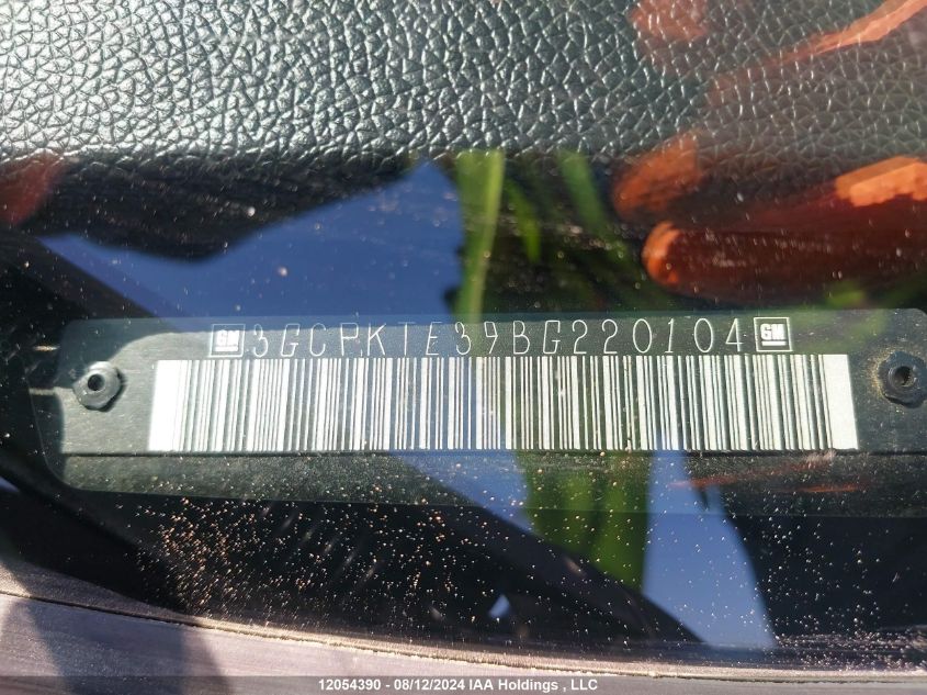 2011 Chevrolet Silverado 1500 Ltz VIN: 3GCPKTE39BG220104 Lot: 12054390