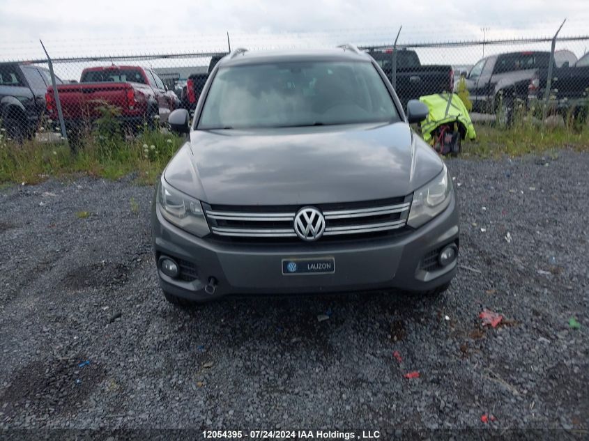 2012 Volkswagen Tiguan S/Se/Sel VIN: WVGBV7AX4CW002393 Lot: 12054395