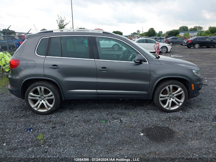 2012 Volkswagen Tiguan S/Se/Sel VIN: WVGBV7AX4CW002393 Lot: 12054395