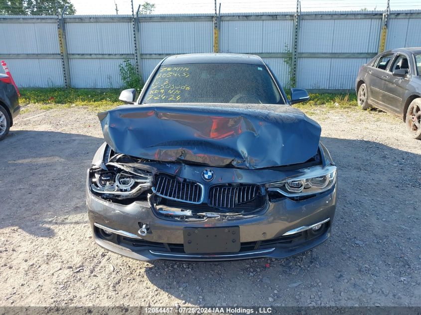 2016 BMW 3 Series VIN: WBA8E3C55GK505086 Lot: 12054457