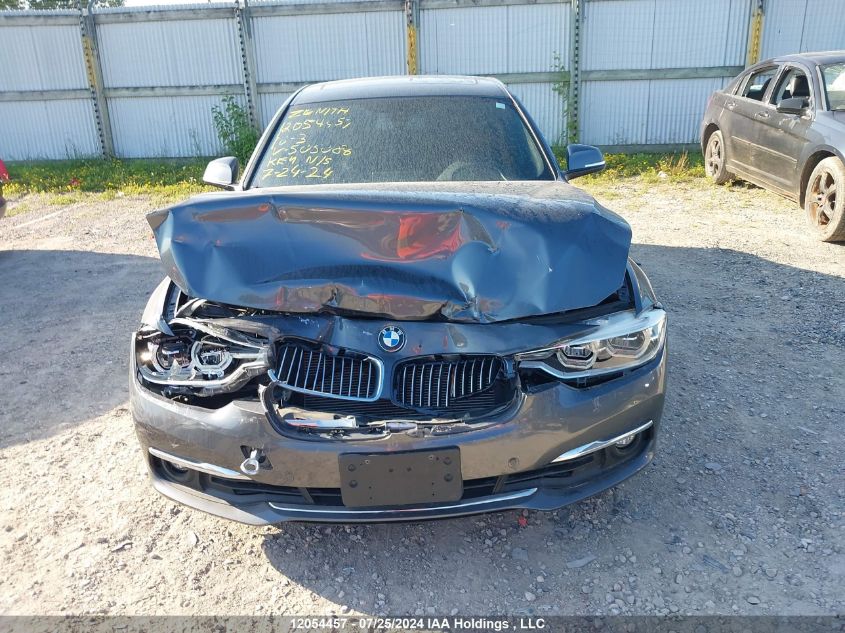 2016 BMW 3 Series VIN: WBA8E3C55GK505086 Lot: 12054457