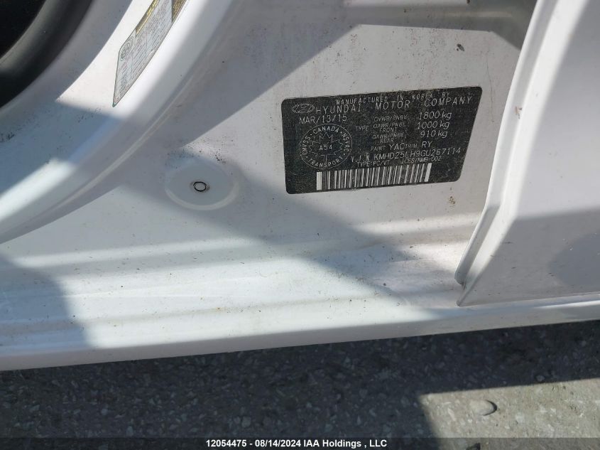 2016 Hyundai Elantra Gt VIN: KMHD25LH9GU267114 Lot: 12054475