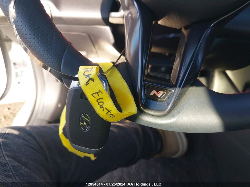 2023 Hyundai Elantra N Line Unlimited Dct VIN: KMHLR4AFXPU518516 Lot: 12054514