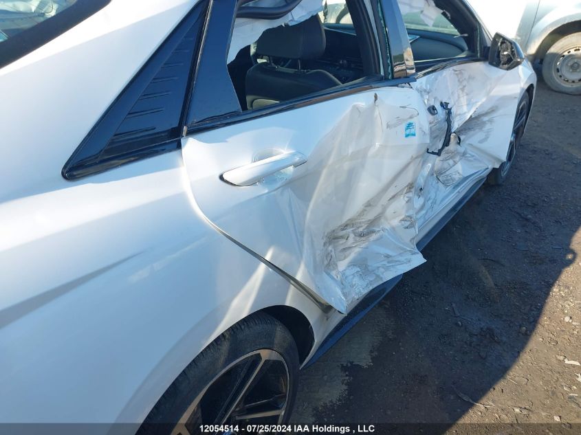 2023 Hyundai Elantra N Line Unlimited Dct VIN: KMHLR4AFXPU518516 Lot: 12054514