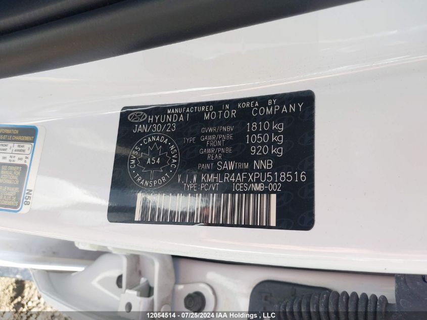 2023 Hyundai Elantra N Line Unlimited Dct VIN: KMHLR4AFXPU518516 Lot: 12054514