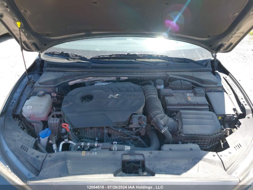 2022 Hyundai Veloster N VIN: KMHT36AH7NU012492 Lot: 12054518