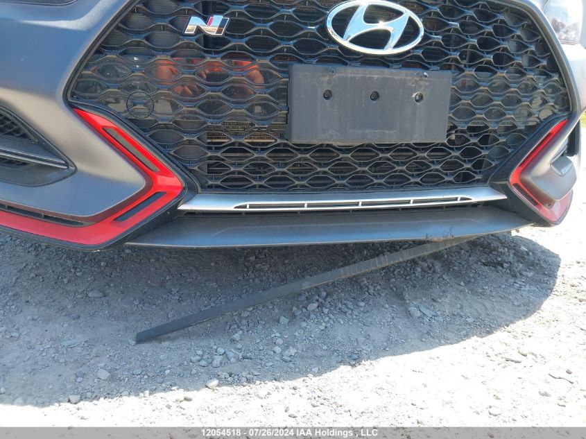 2022 Hyundai Veloster N VIN: KMHT36AH7NU012492 Lot: 12054518
