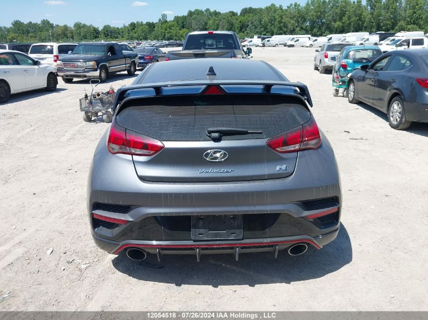 2022 Hyundai Veloster N VIN: KMHT36AH7NU012492 Lot: 12054518