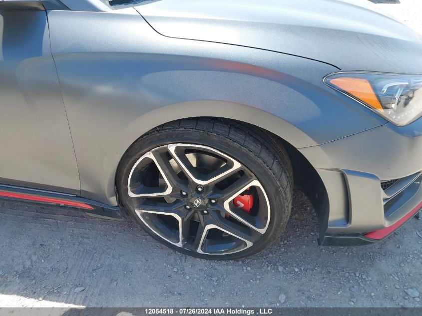 2022 Hyundai Veloster N VIN: KMHT36AH7NU012492 Lot: 12054518