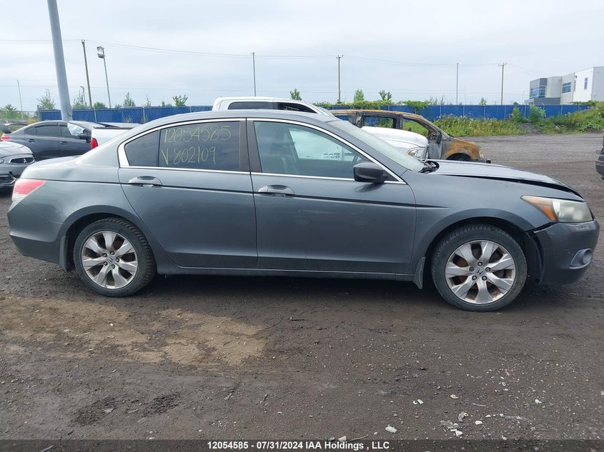 2010 Honda Accord Exl VIN: 1HGCP2F80AA802109 Lot: 12054585