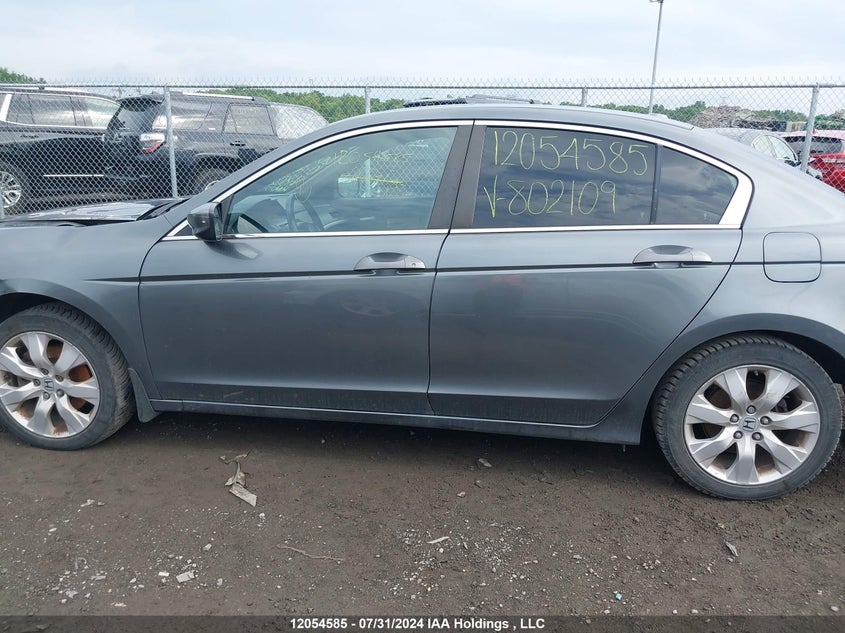 2010 Honda Accord Exl VIN: 1HGCP2F80AA802109 Lot: 12054585