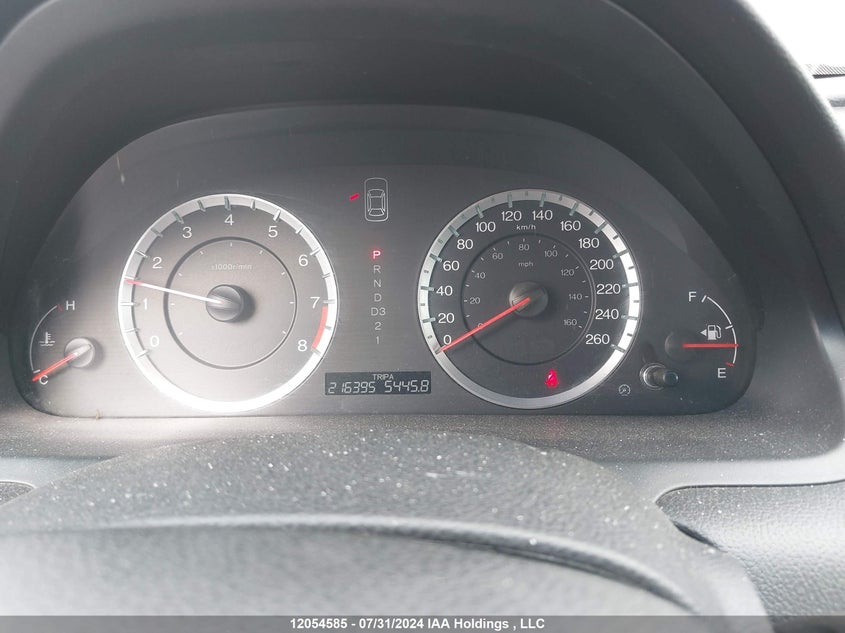 2010 Honda Accord Exl VIN: 1HGCP2F80AA802109 Lot: 12054585