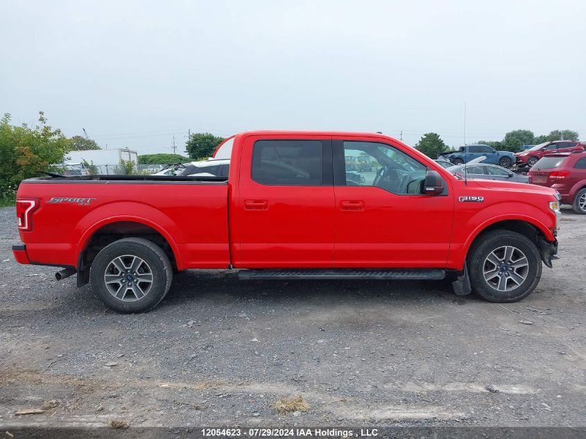 2017 Ford F150 Supercrew VIN: 1FTFW1EF0HKD78508 Lot: 12054623