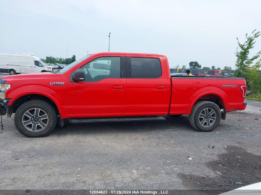 2017 Ford F150 Supercrew VIN: 1FTFW1EF0HKD78508 Lot: 12054623