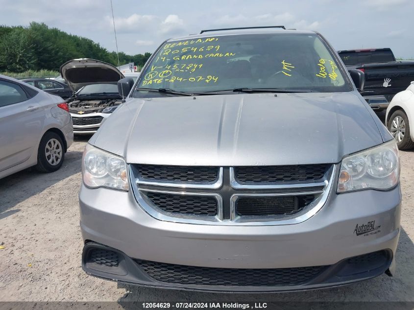 2014 Dodge Grand Caravan Se VIN: 2C4RDGBG3ER457249 Lot: 12054629