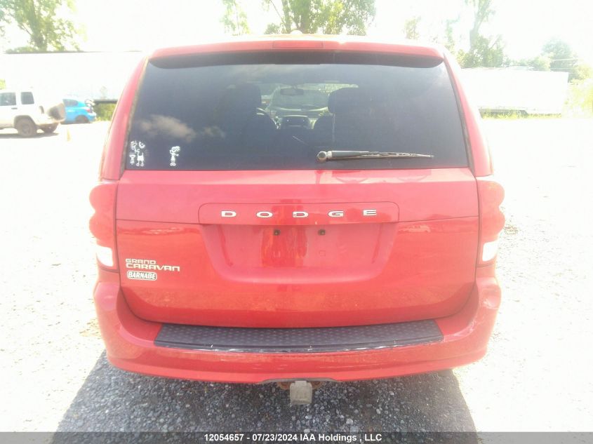 2016 Dodge Grand Caravan Se/Sxt VIN: 2C4RDGBG7GR132297 Lot: 12054657