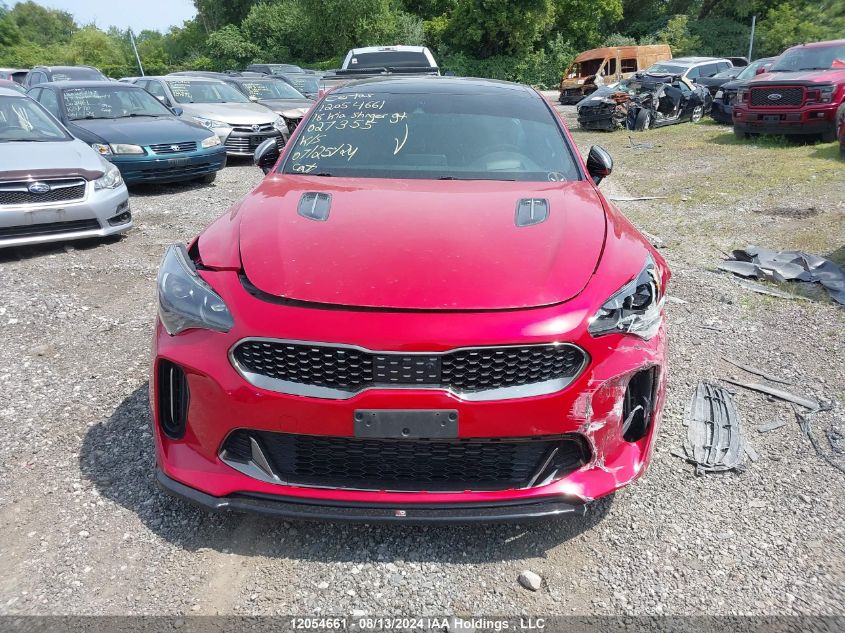 2018 Kia Stinger Gt2 VIN: KNAE55LC8J6027355 Lot: 12054661