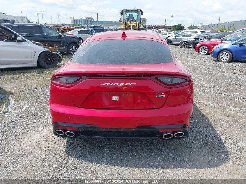 2018 Kia Stinger Gt2 VIN: KNAE55LC8J6027355 Lot: 12054661