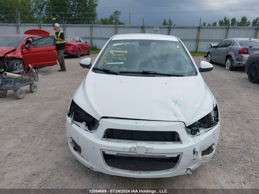 2013 Chevrolet Sonic VIN: 1G1JC6EH7D4237671 Lot: 12054669