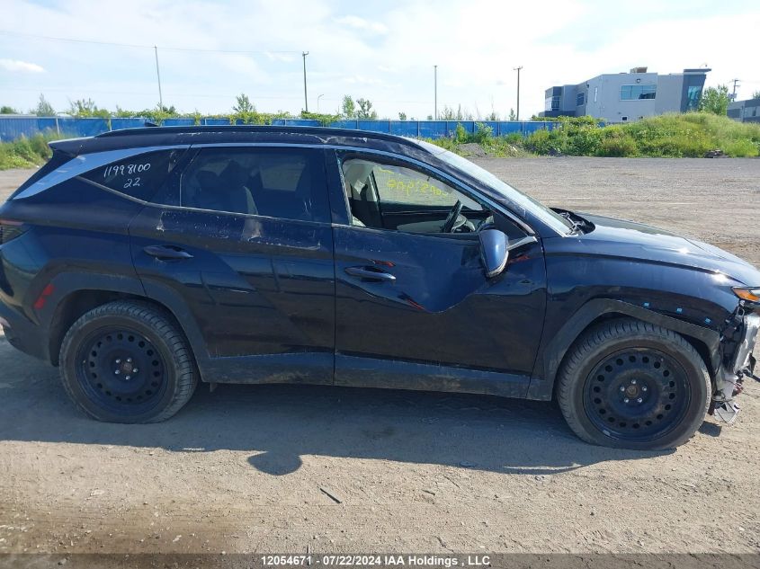 2022 Hyundai Tucson Luxury Hybrid Awd VIN: KM8JCCA15NU081609 Lot: 12054671