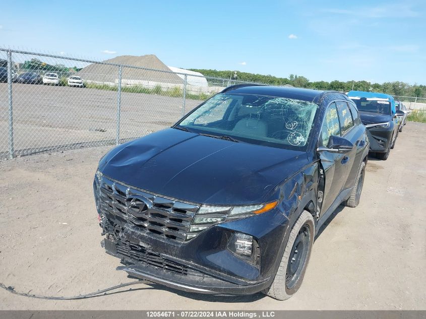 2022 Hyundai Tucson Luxury Hybrid Awd VIN: KM8JCCA15NU081609 Lot: 12054671