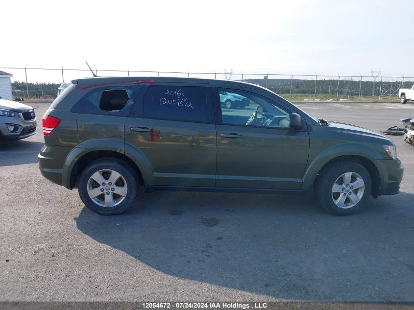 2016 Dodge Journey Se VIN: 3C4PDCAB3GT192760 Lot: 12054672