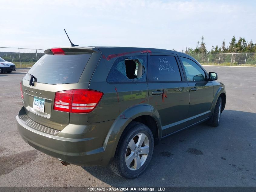 2016 Dodge Journey Se VIN: 3C4PDCAB3GT192760 Lot: 12054672