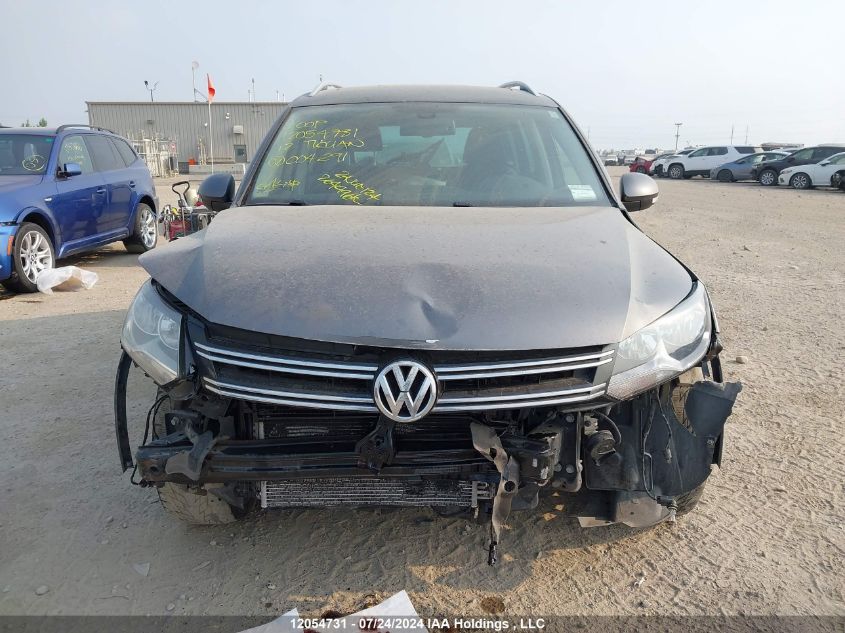 2012 Volkswagen Tiguan VIN: WVGBV7AX6CW004291 Lot: 12054731