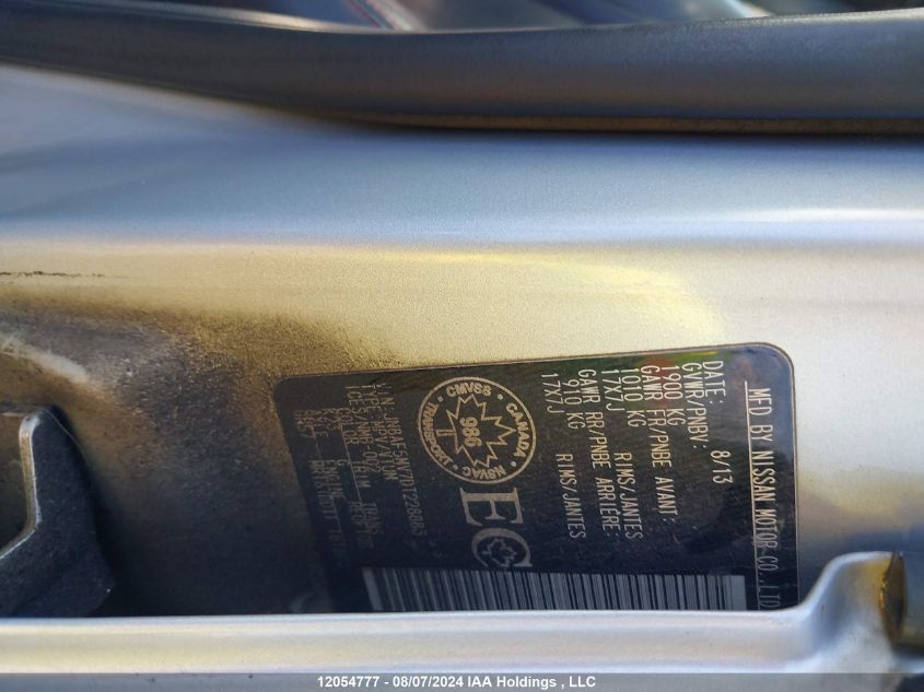 2013 Nissan Juke VIN: JN8AF5MV7DT228883 Lot: 12054777